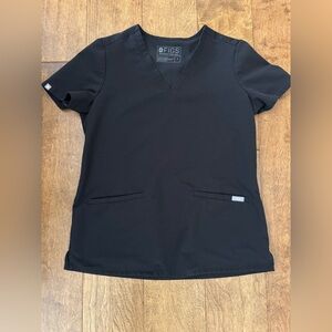 FIGS Women’s Black Scrub Top